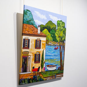 Alain Bédard To the Lake | 36" x 30" Acrylic on Canvas
