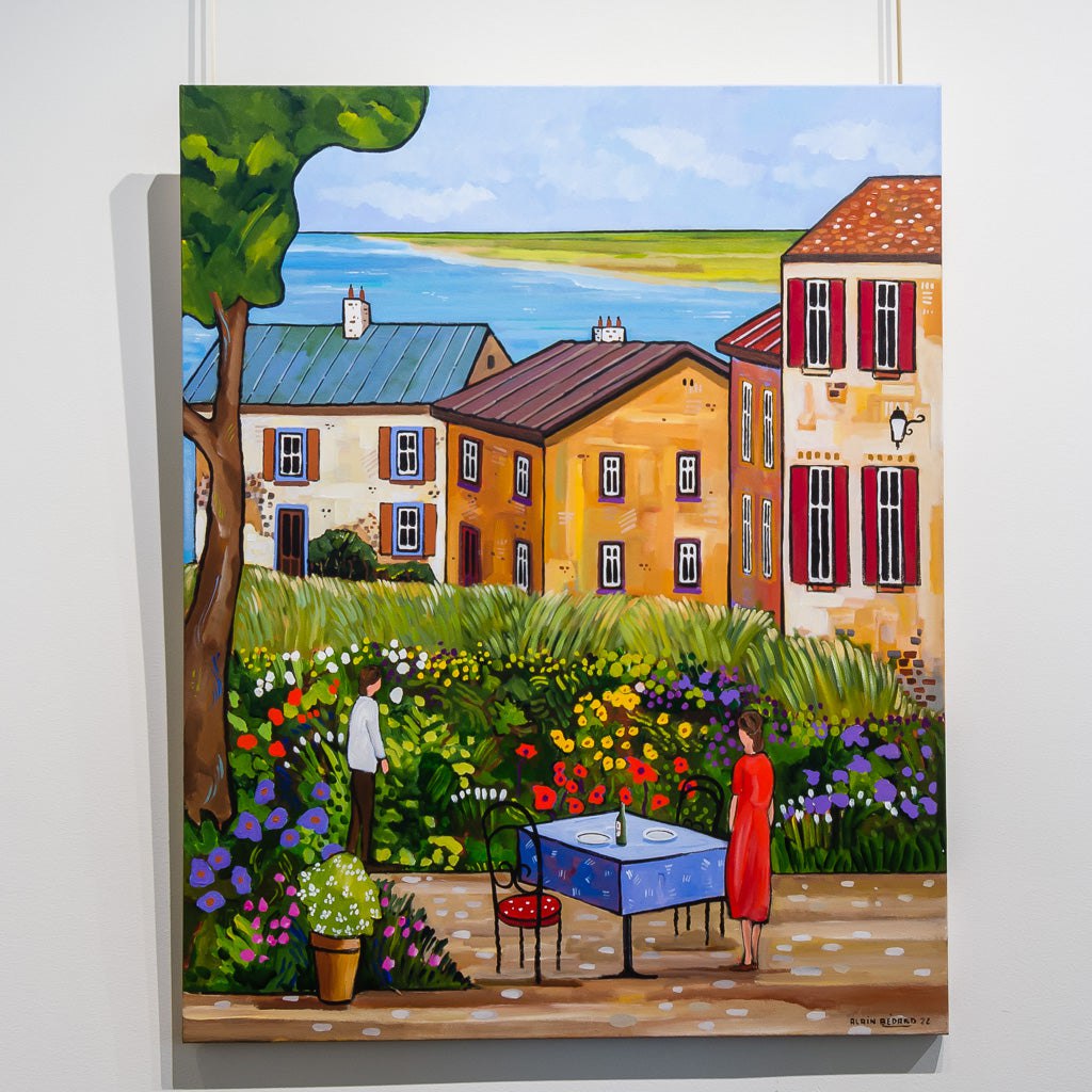 Si Belle Normandie | 40" x 32" Acrylic on Canvas Alain Bédard