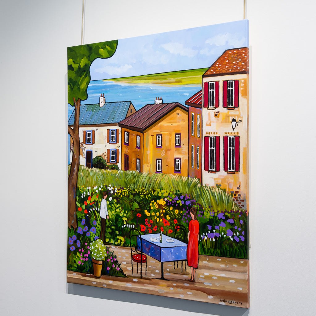 Si Belle Normandie | 40" x 32" Acrylic on Canvas Alain Bédard