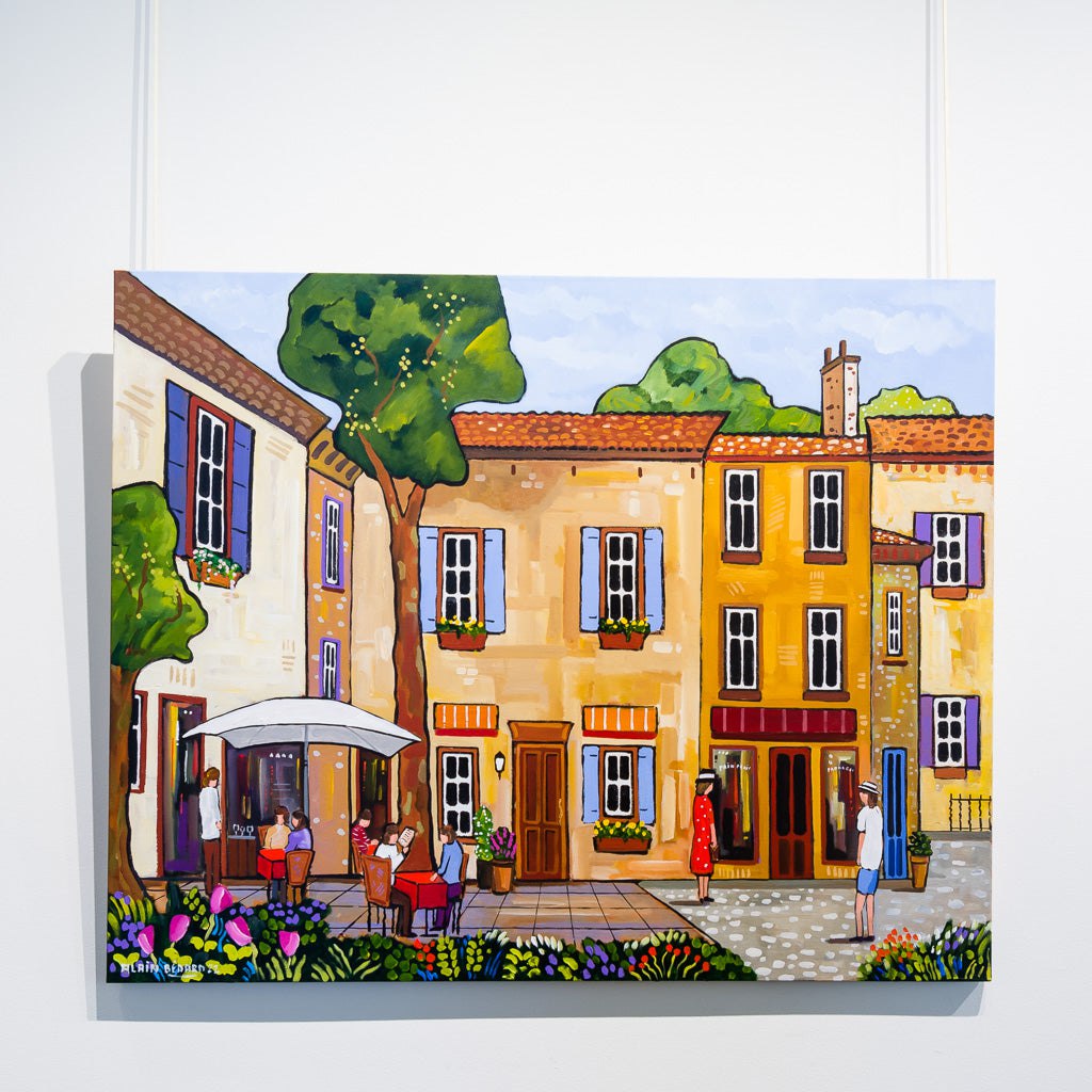 Délices de Provence | 32&quot; x 40&quot; Acrylic on Canvas Alain Bédard