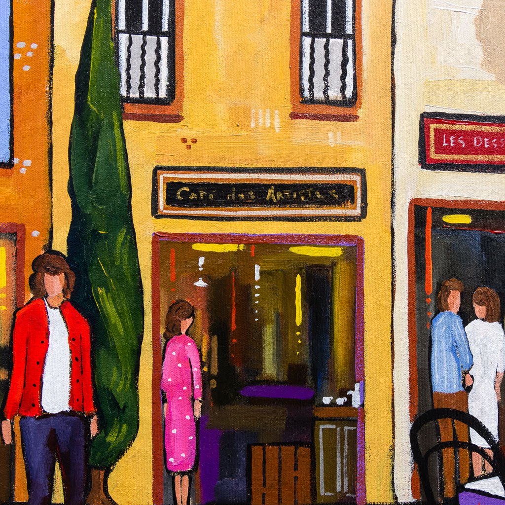 Charming Arles | 36" x 18" Acrylic on Canvas Alain Bédard