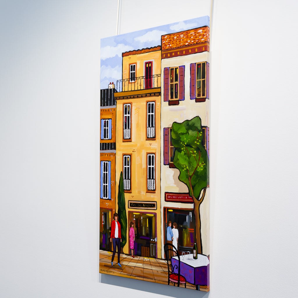 Charming Arles | 36" x 18" Acrylic on Canvas Alain Bédard