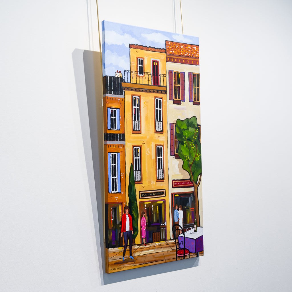 Charming Arles | 36" x 18" Acrylic on Canvas Alain Bédard