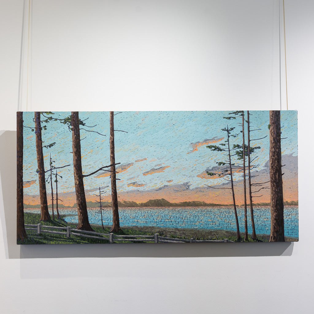 The Quiet Dawn | 28.5" x 60.5" Oil on Canvas Joel Mara