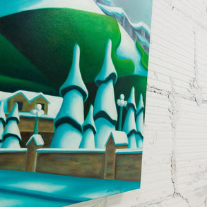 Dana Irving Cascade Mountain | 30" x 40" Oil on Canvas