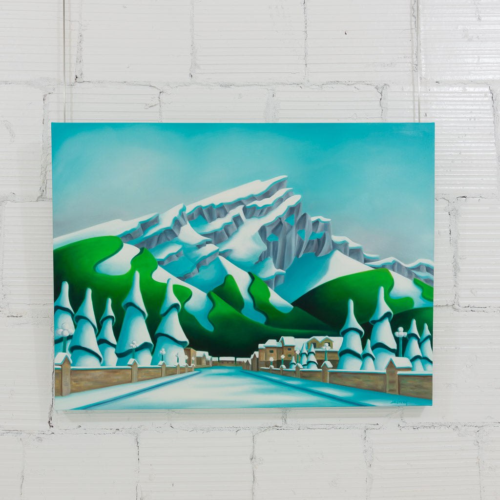 Dana Irving Cascade Mountain | 30" x 40" Oil on Canvas