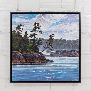 Ryan Sobkovich After the Rain Vancouver Island | 36" x 36" Oil on Canvas