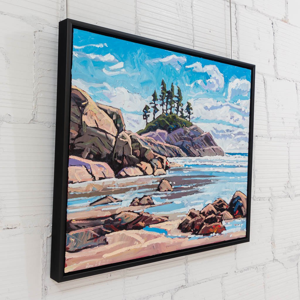 Ryan Sobkovich Captivating Shores, Vancouver Island | 30" x 36" Oil on Canvas