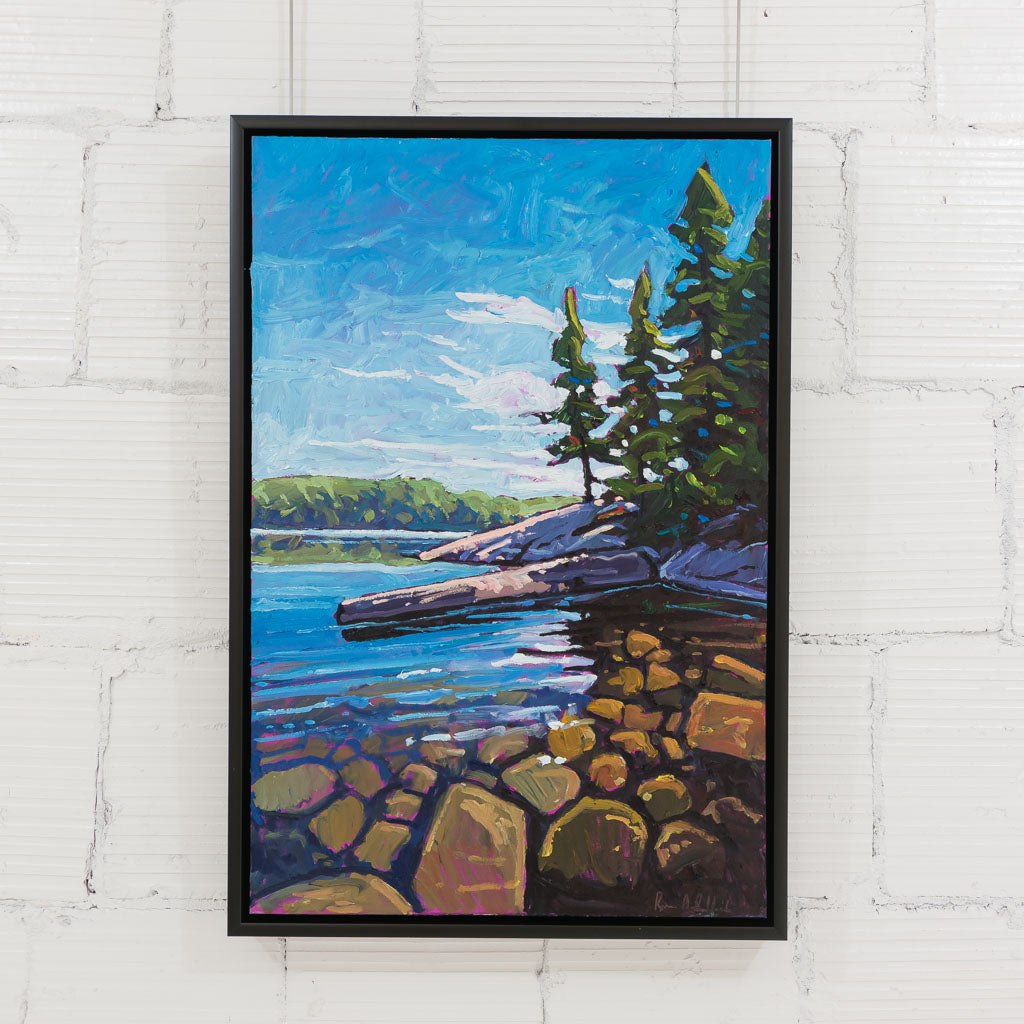 Ryan Sobkovich Crystalline Shores of Algonquin | 36&quot; x 24&quot; Oil on Canvas