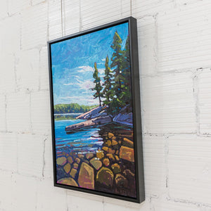 Ryan Sobkovich Crystalline Shores of Algonquin | 36" x 24" Oil on Canvas