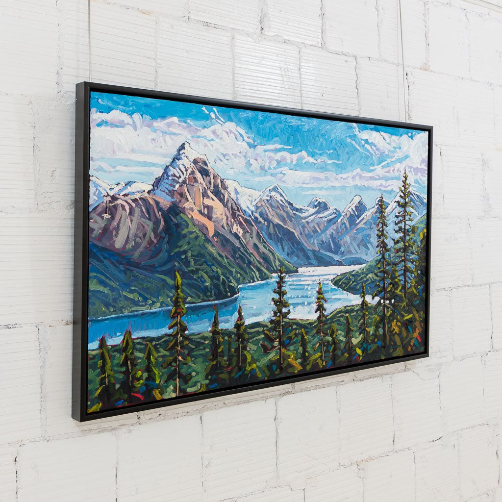 Dynamic Rocky Mountains, BC | 36" x 60" Oil on Canvas Ryan Sobkovich