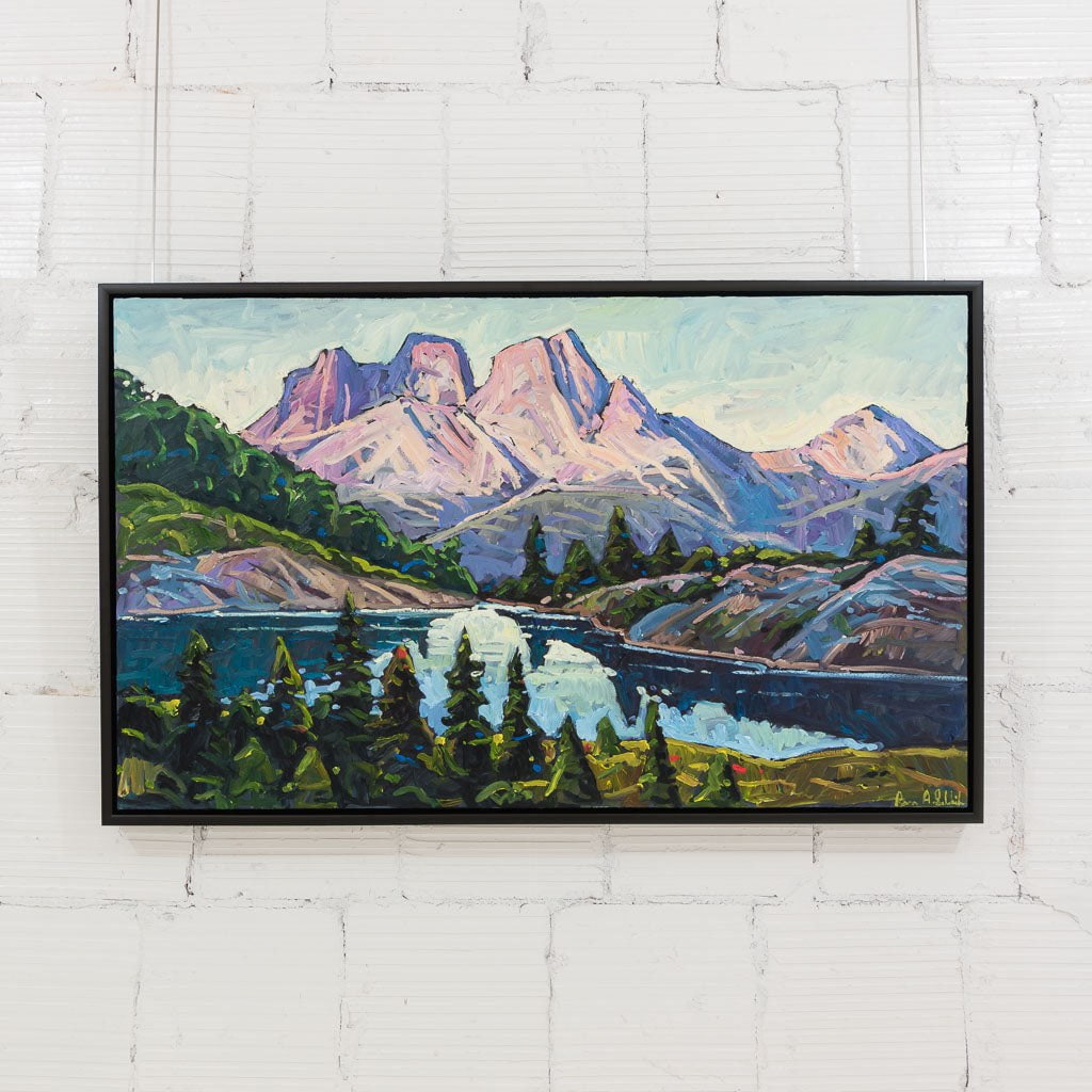 Elkhorn Mountain, Vancouver Island | 30&quot; x 50&quot; Oil on Canvas Ryan Sobkovich