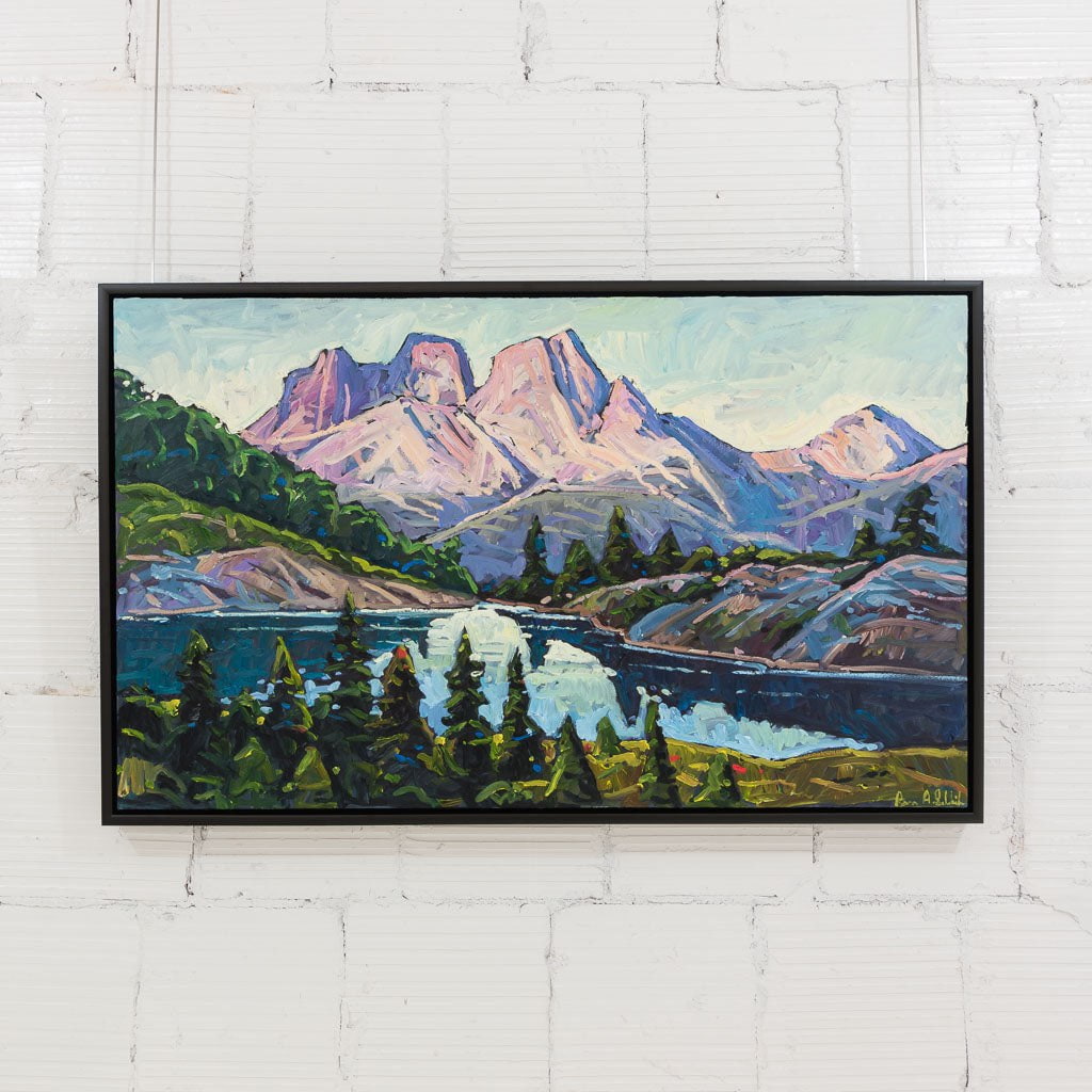Ryan Sobkovich Elkhorn Mountain, Vancouver Island | 30" x 50" Oil on Canvas