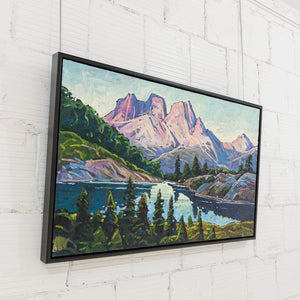 Ryan Sobkovich Elkhorn Mountain, Vancouver Island | 30" x 50" Oil on Canvas