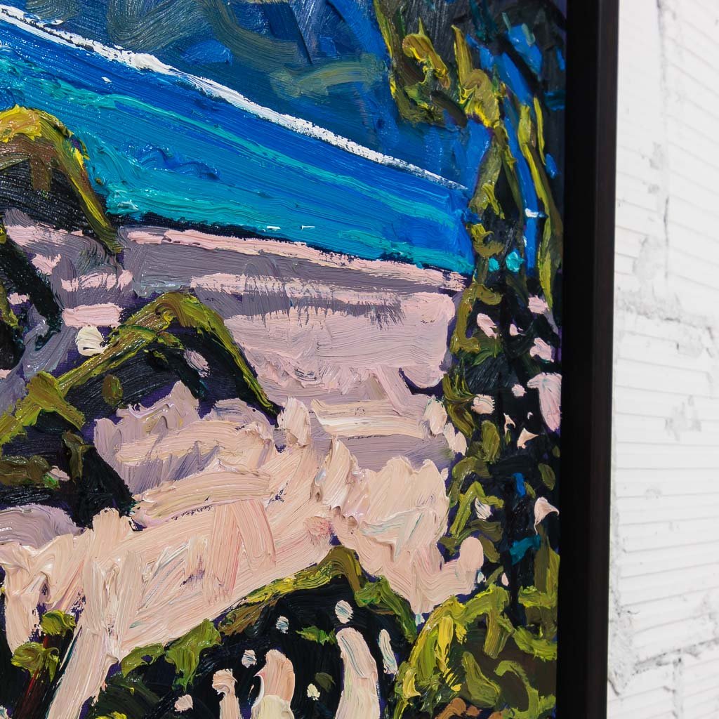 Ryan Sobkovich Enchanting Day on Agawa Beach | 60" x 60" Oil on Canvas