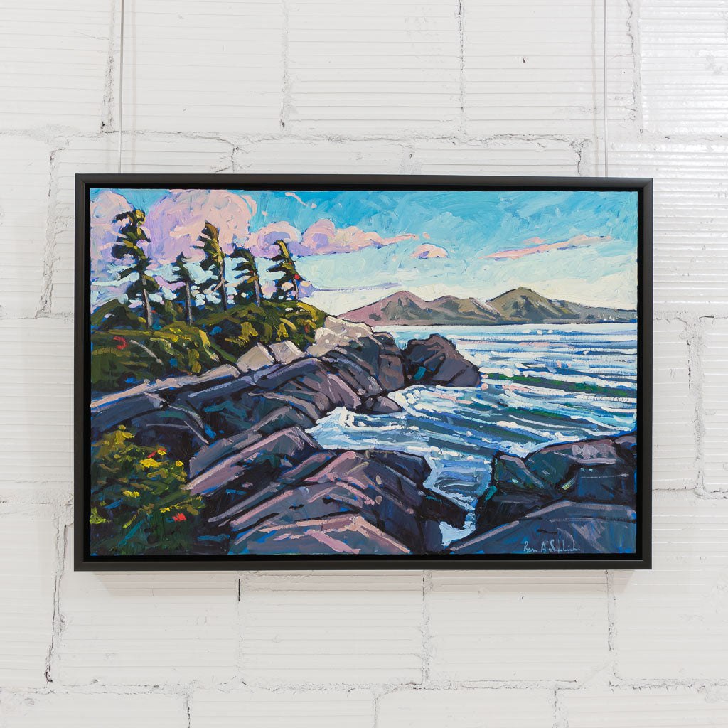 Evening Glow, Pacific Rim | 24" x 36" Oil on Canvas Ryan Sobkovich