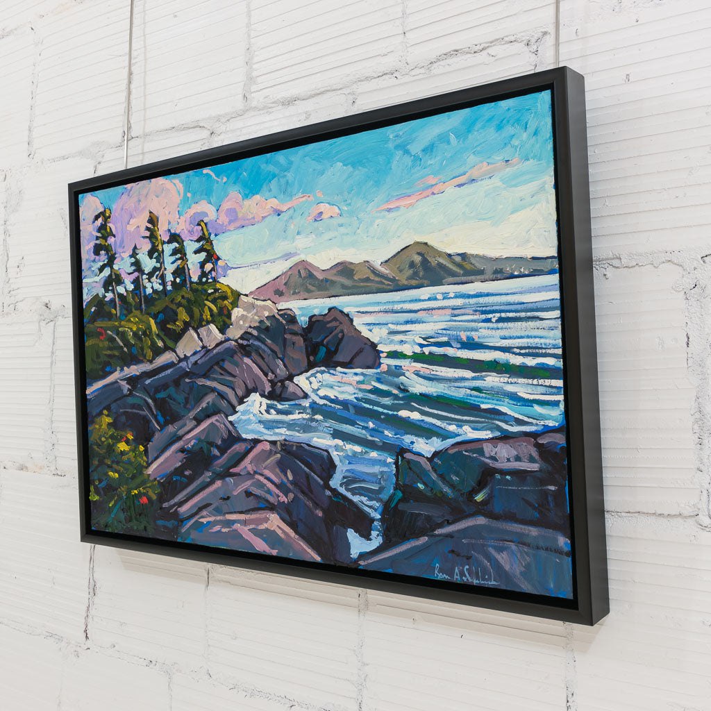 Evening Glow, Pacific Rim | 24" x 36" Oil on Canvas Ryan Sobkovich