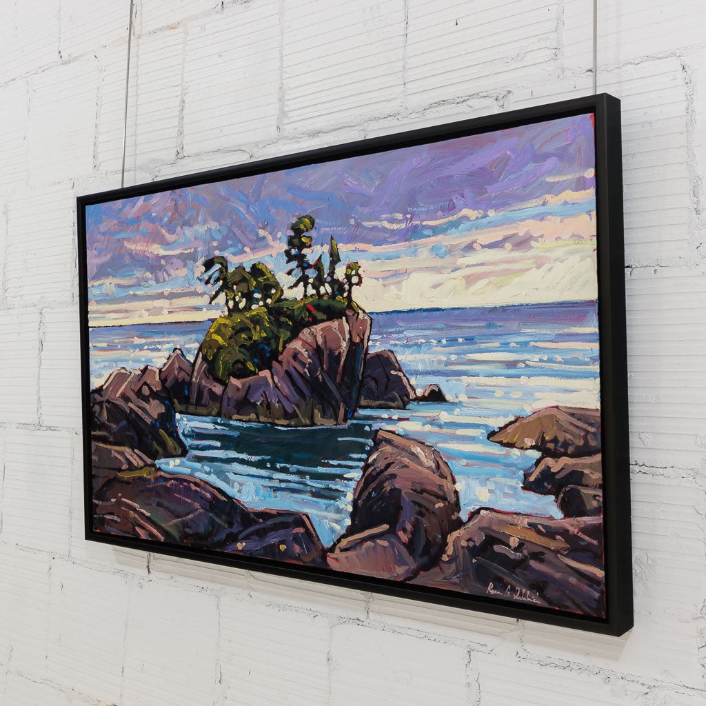 Low Tide at Dusk, Vancouver Island | 30" x 50" Oil on Canvas Ryan Sobkovich