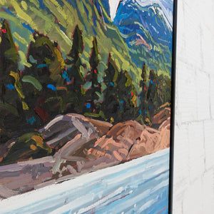 Ryan Sobkovich Majestic Mountains, Vancouver Island | 40" x 60" Oil on Canvas