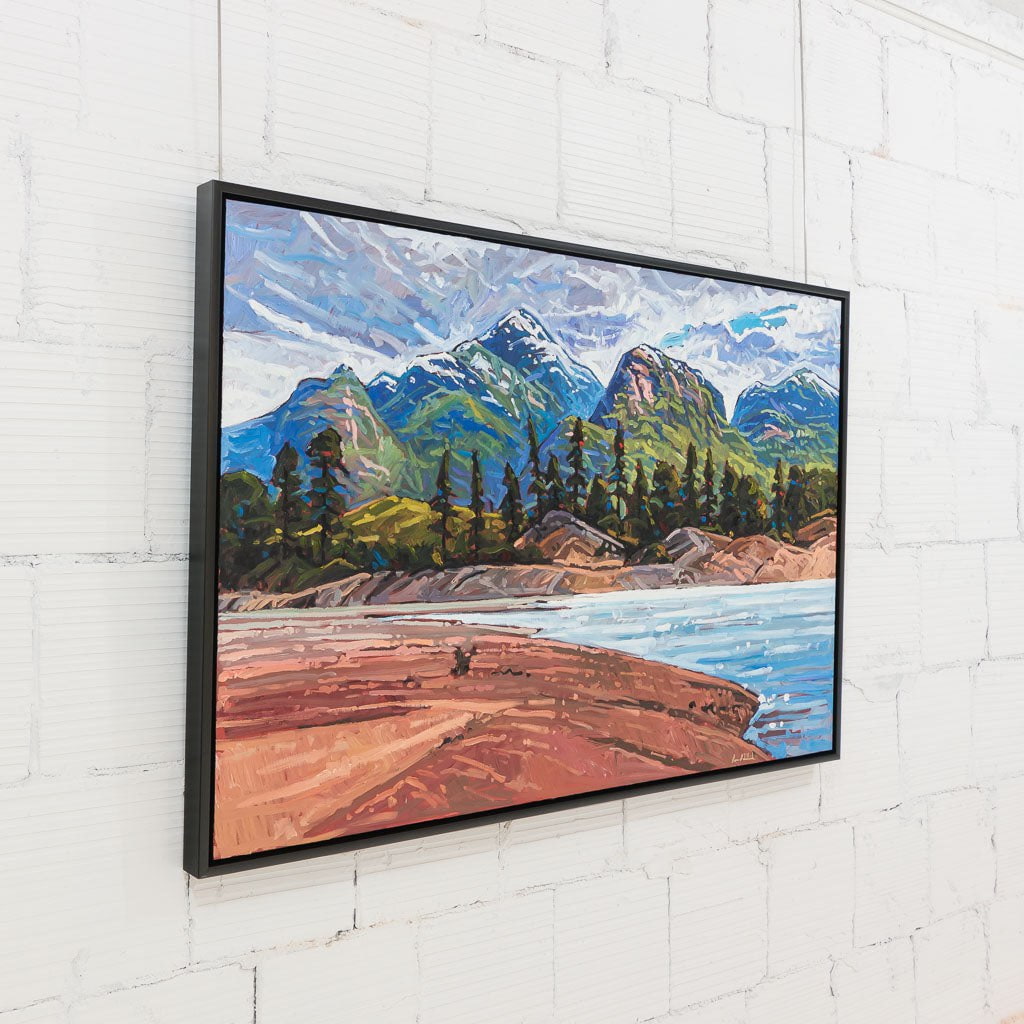 Majestic Mountains, Vancouver Island | 40" x 60" Oil on Canvas Ryan Sobkovich