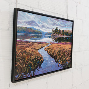 Ryan Sobkovich Paddling on Kakakzie Lake, Killarney | 30" x 40" Oil on Canvas