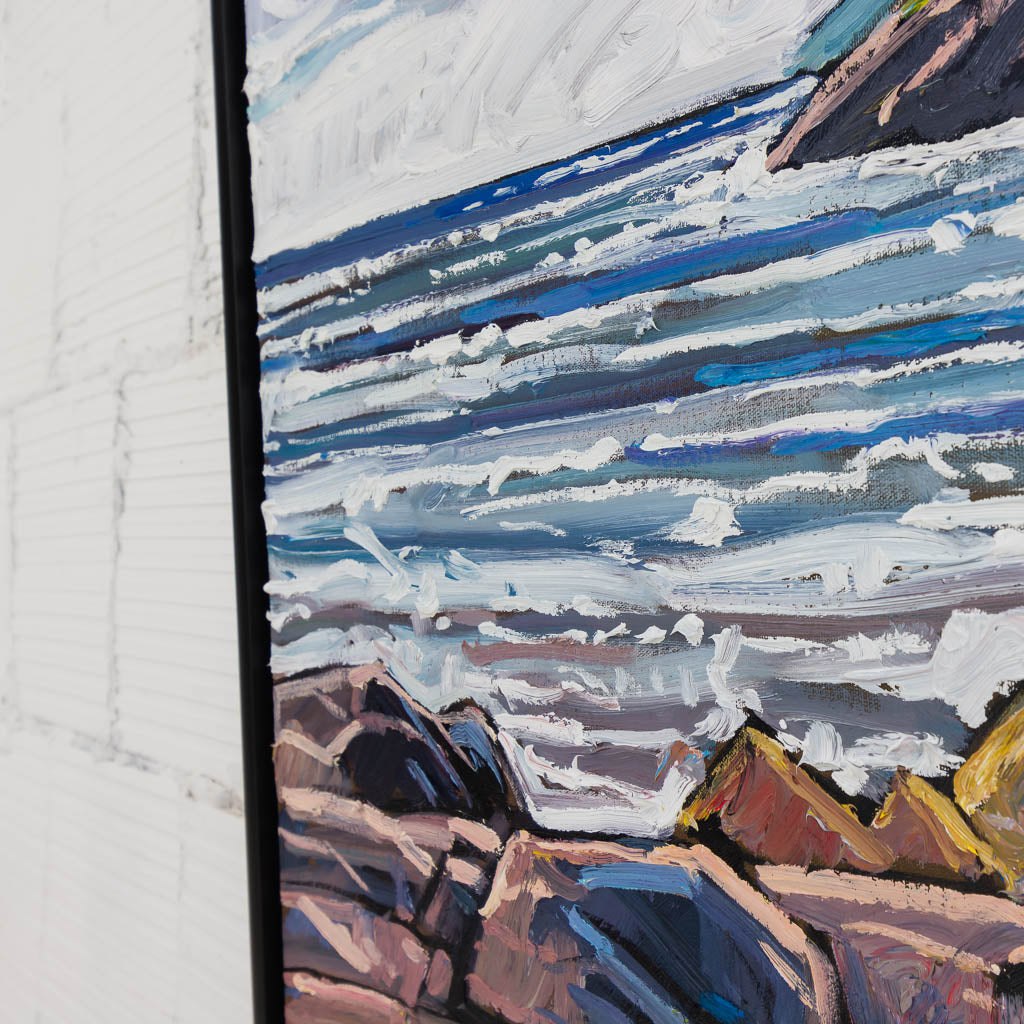 Ryan Sobkovich Rugged Shores Cape Scott, BC | 30" x 40" Oil on Canvas