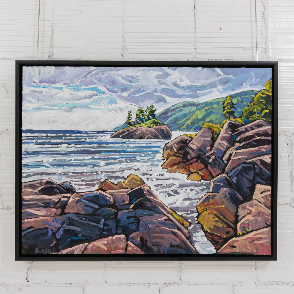 Ryan Sobkovich Rugged Shores Cape Scott, BC | 30&quot; x 40&quot; Oil on Canvas