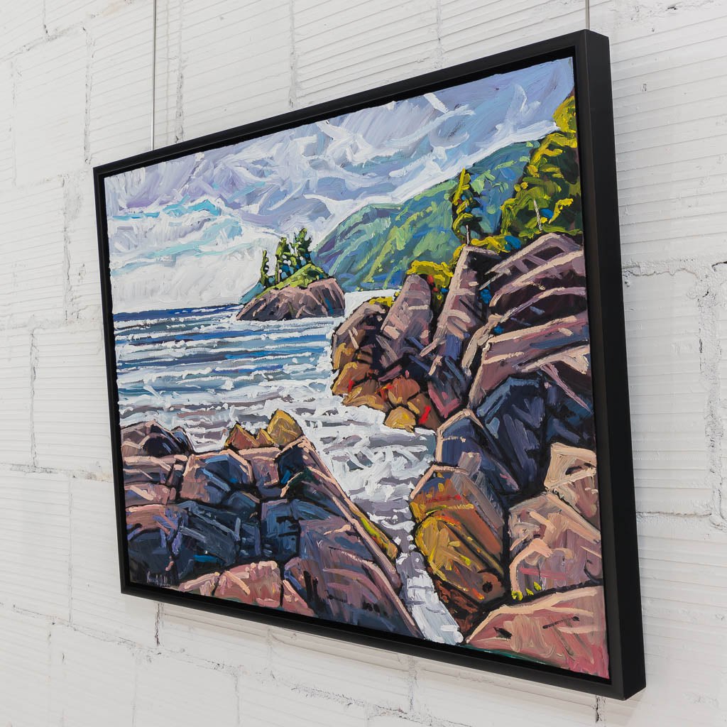 Ryan Sobkovich Rugged Shores Cape Scott, BC | 30" x 40" Oil on Canvas