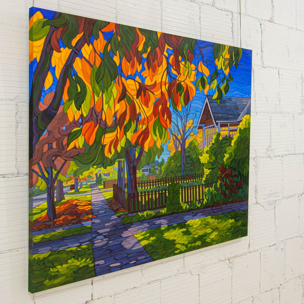 Autumn Gardens | 48" x 60" Oil on Canvas Mary Ann Laing