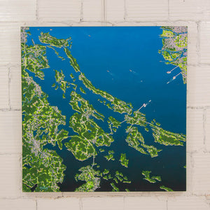 John Ogilvy The Mayne Idea | 46" x 46 Oil on Canvas