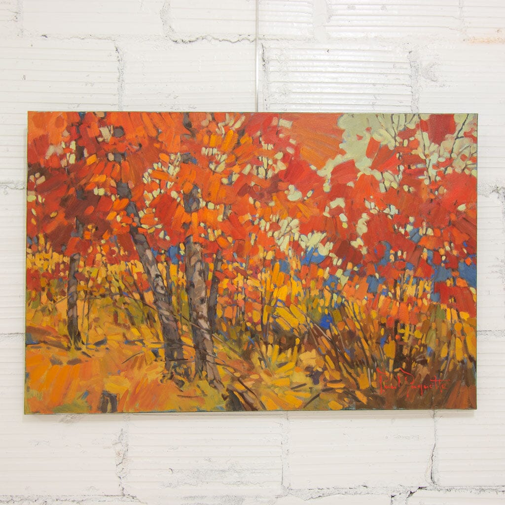 Autumn Leaves | 24&quot; x 36&quot; Oil on Canvas Paul Paquette