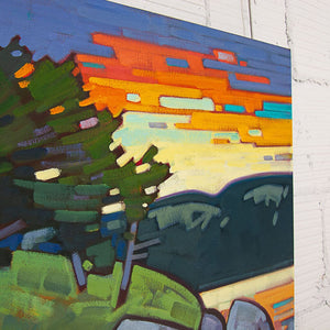 Cameron Bird Westcoast Stronghold | 36" x 48" Oil on Canvas