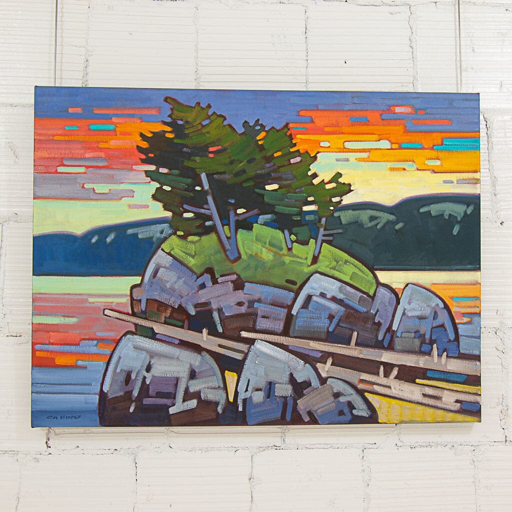 Cameron Bird Westcoast Stronghold | 36" x 48" Oil on Canvas