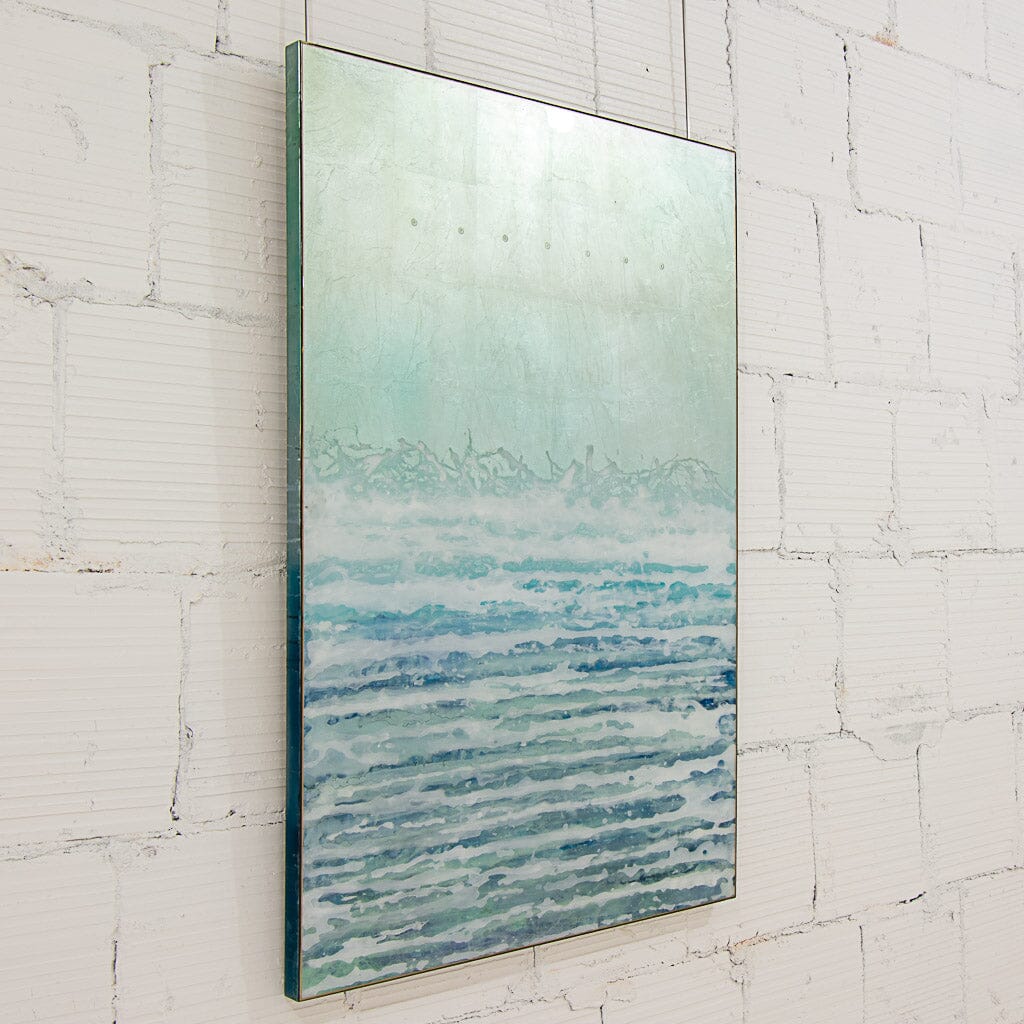 Making Waves | 47" x 32" mixed media on panel David Graff