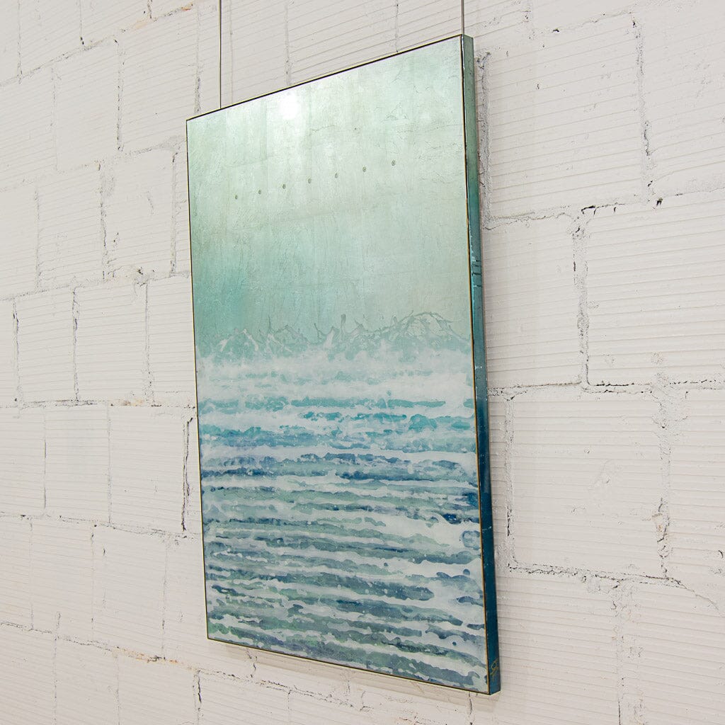 Making Waves | 47" x 32" mixed media on panel David Graff