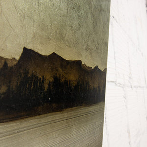 David Graff Golden Memories | 23.5" x 39" mixed media on panel