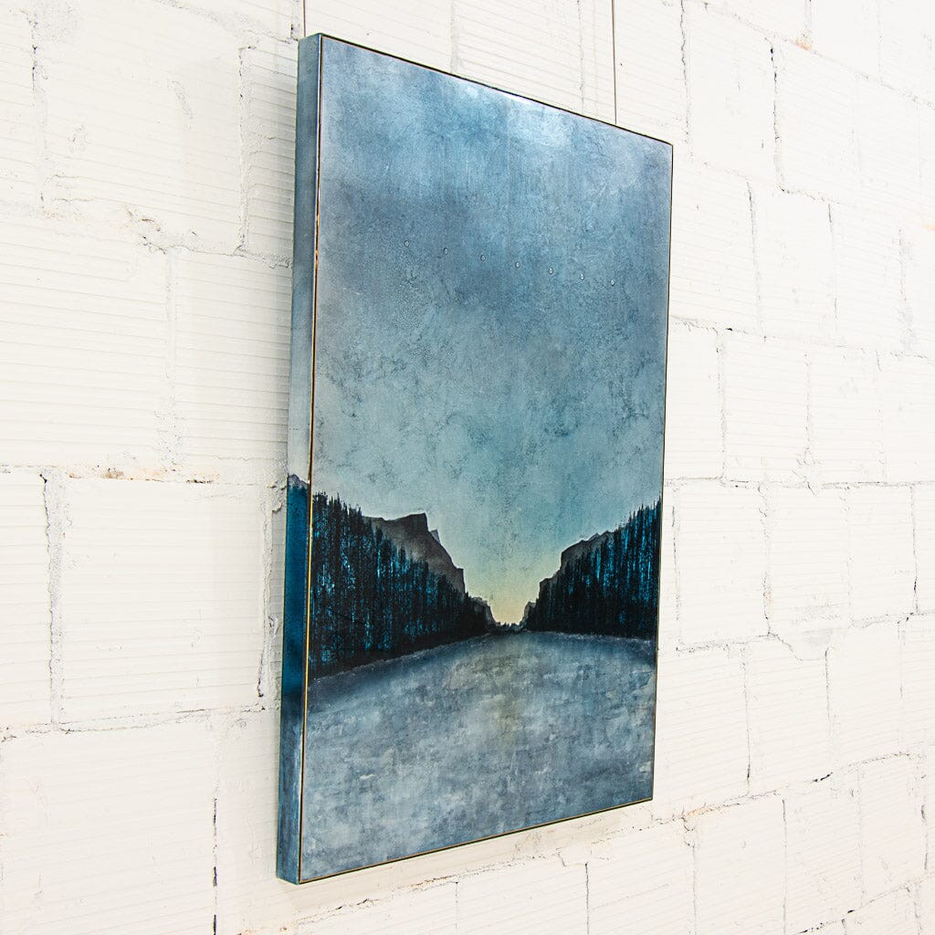 David Graff Distant Vantage | 46.5" x 30.5" mixed media on panel