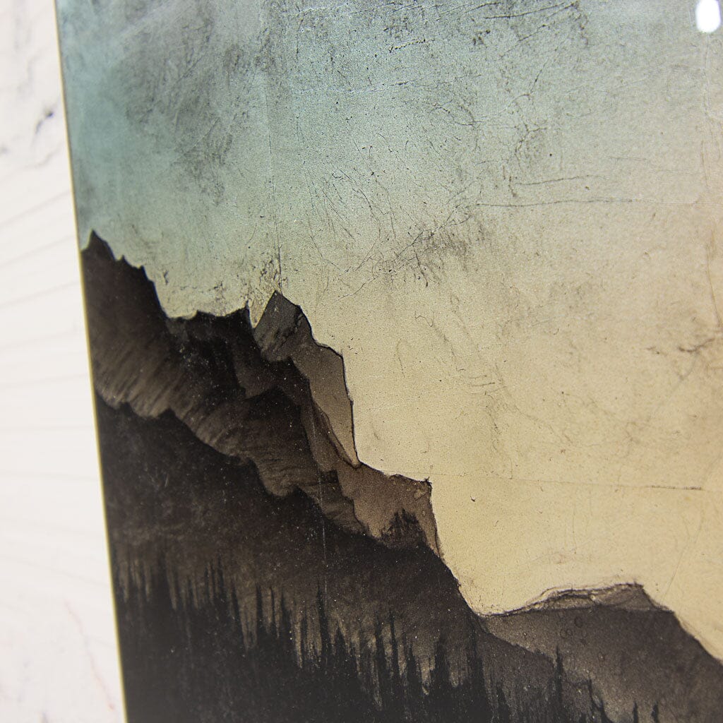 David Graff Across the Valley | 15" x 15" mixed media on panel