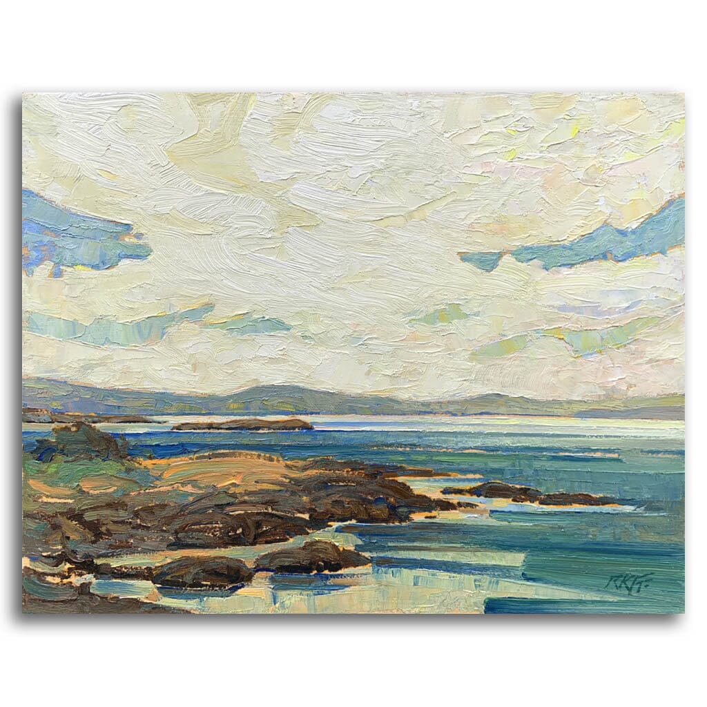 Cattle Point View | 11" x 14" Oil on Board Ken Faulks