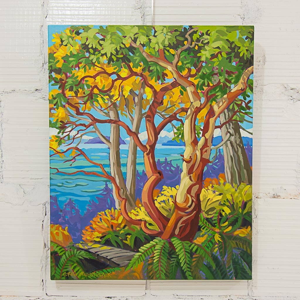 Walking Slowly | 30" x 24" Acrylic on Canvas Greta Guzek