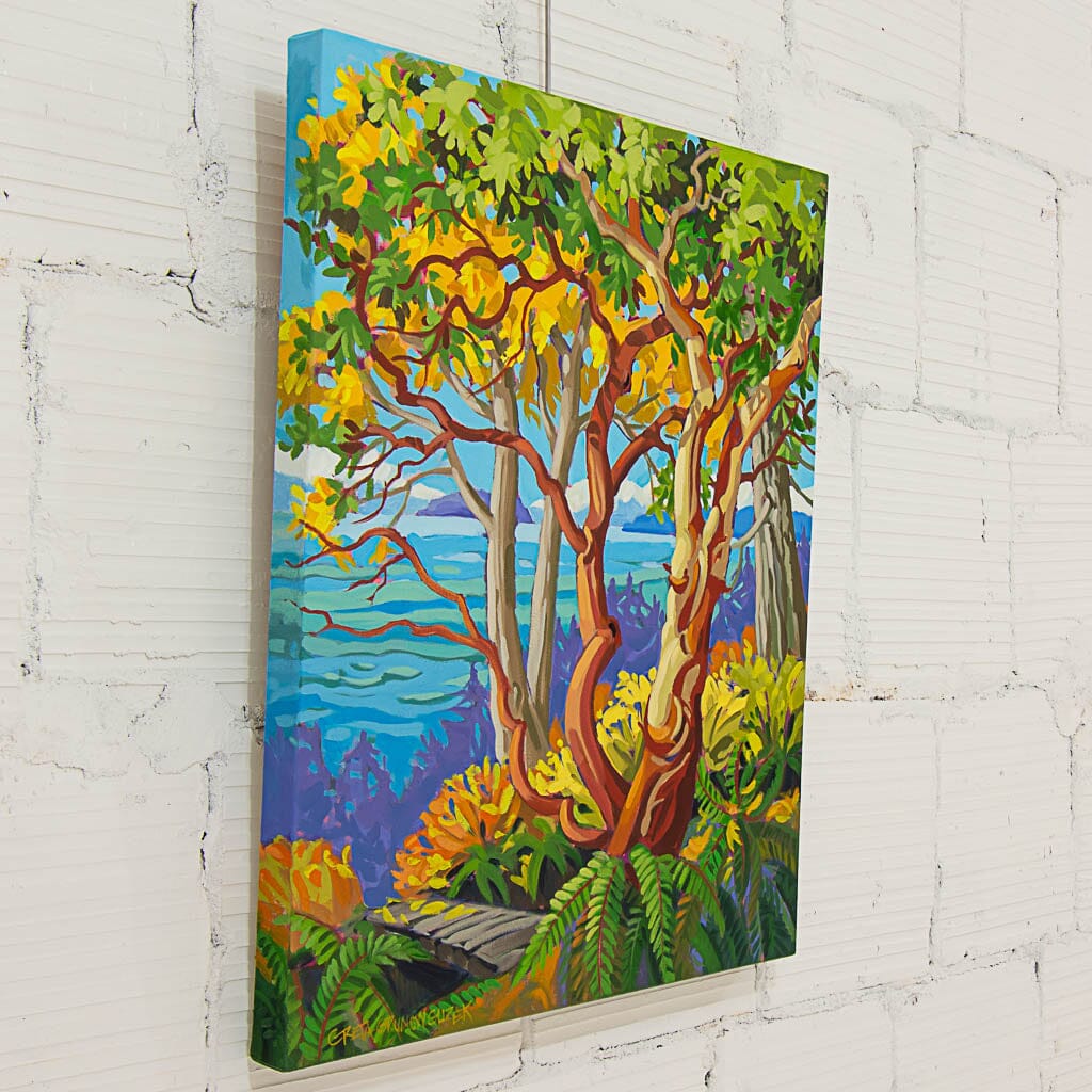 Walking Slowly | 30" x 24" Acrylic on Canvas Greta Guzek