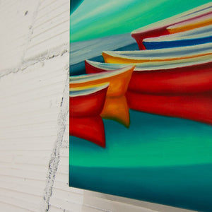 Dana Irving Add a Little Colour | 12" x 12" Oil on Canvas