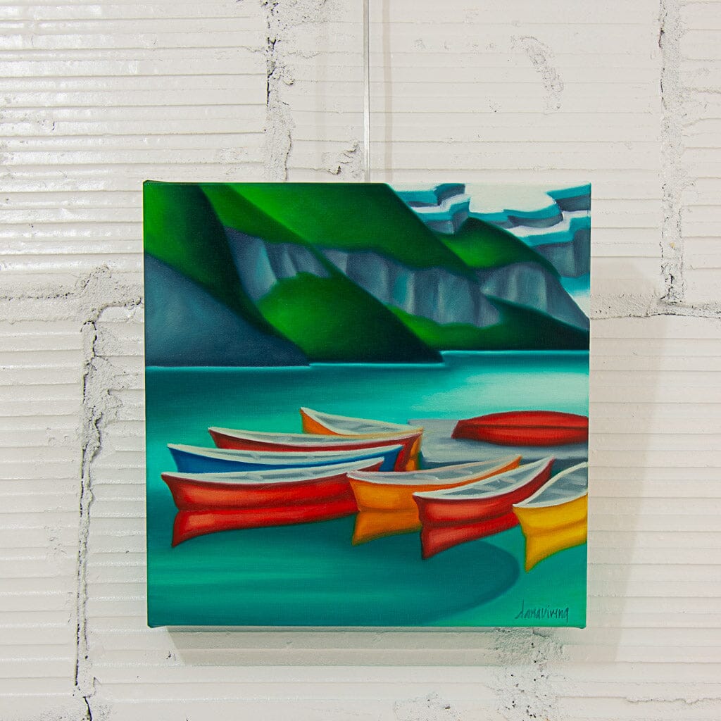 Dana Irving Tough Choice | 12" x 12" Oil on Canvas