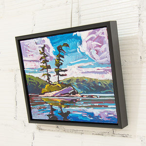 Ryan Sobkovich Island Reflections in July | 16" x 20" Oil on Canvas