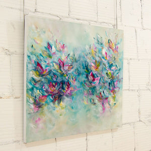Vé Boisvert Paradise Love | 36" x 40" Acrylic on Canvas