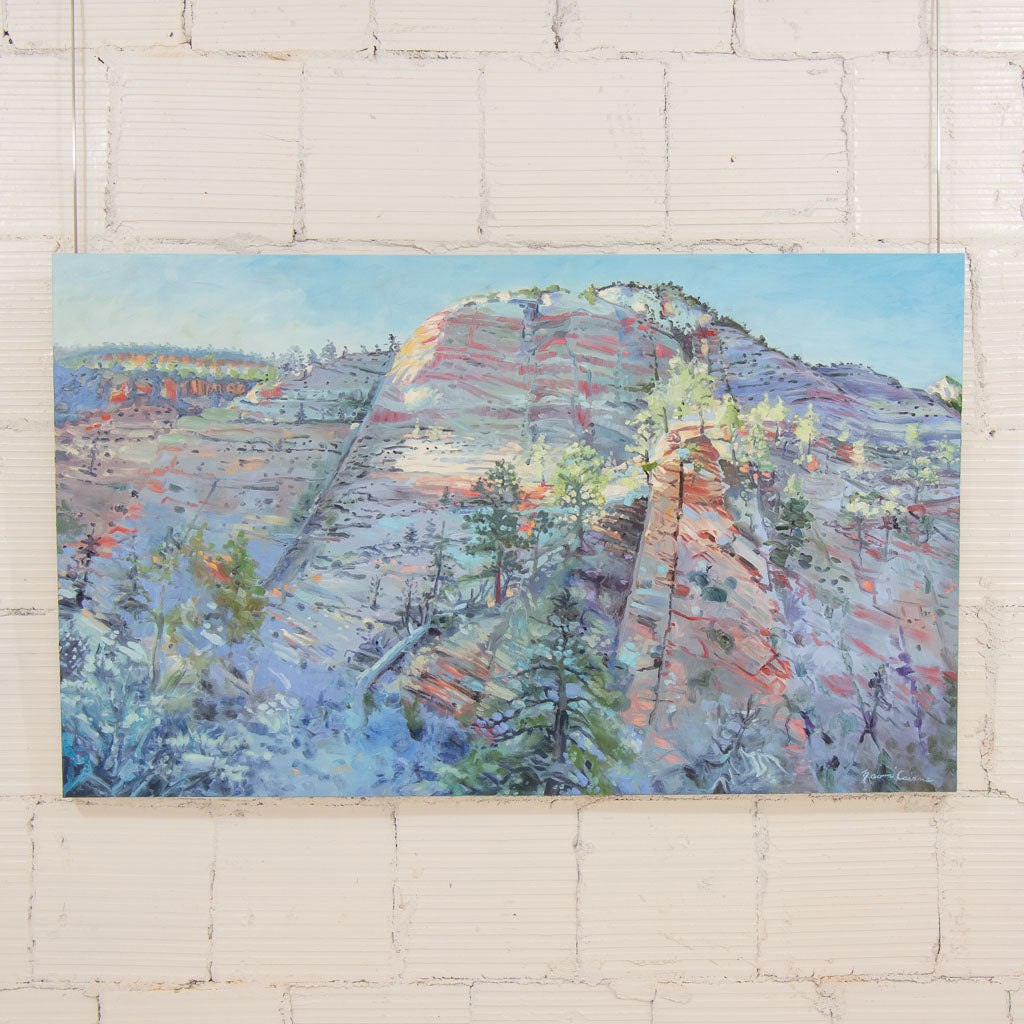 Mountainscape I | 36&quot; x 60&quot; Oil on Canvas Naomi Cairns