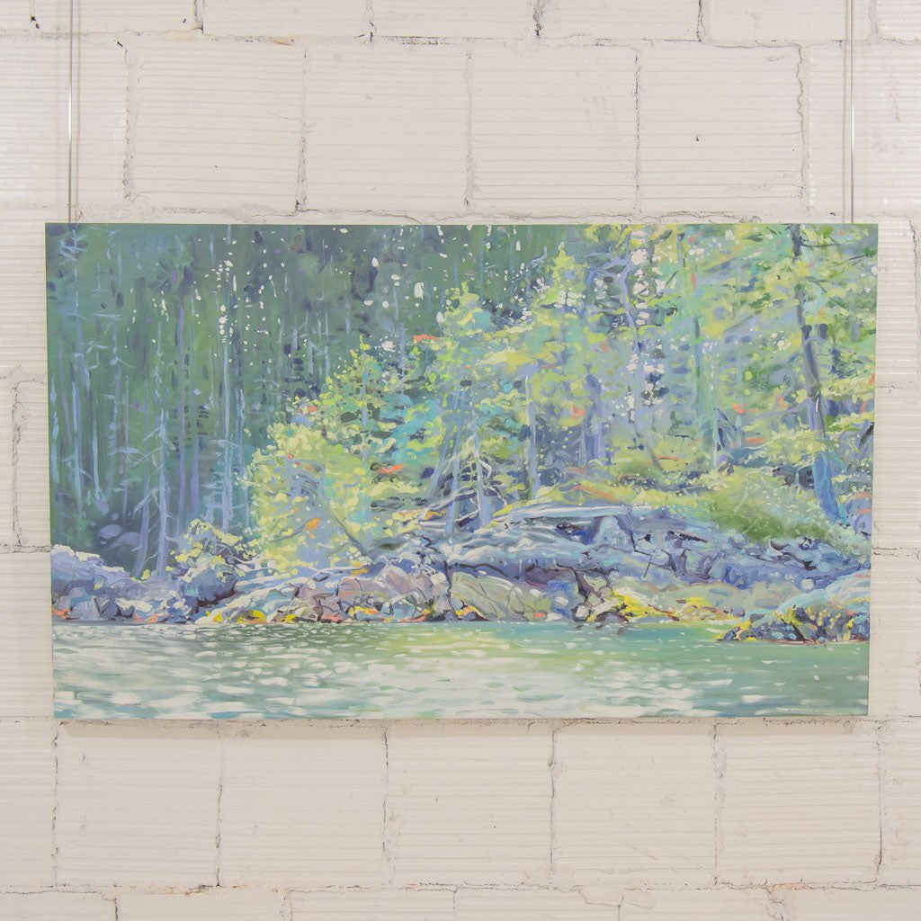 Naomi Cairns Shoreline X | 36" x 60" Oil on Canvas