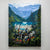 Above the Chateau | 48" x 36" Acrylic on Canvas Fraser Brinsmead