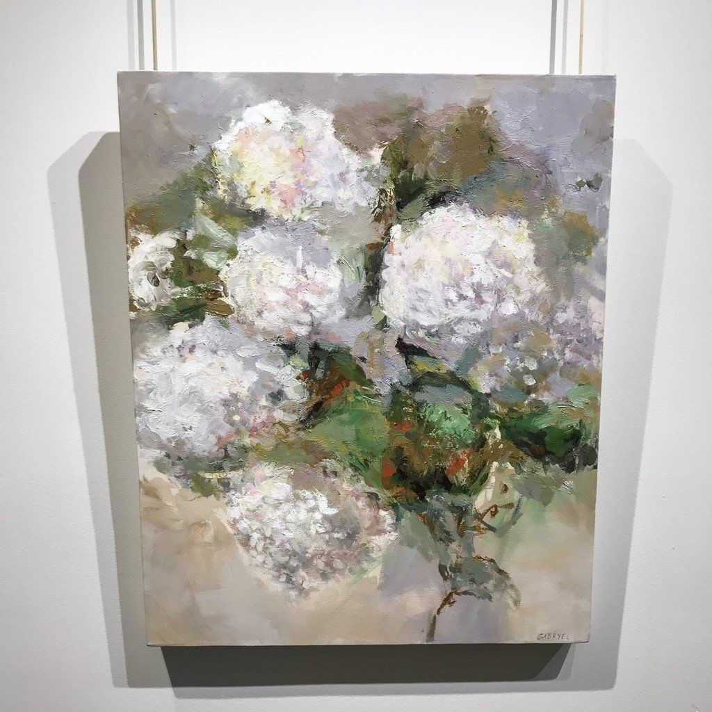 Gabryel Harrison Abundant Hydrangea | 30&quot; x 24&quot; Oil on Canvas