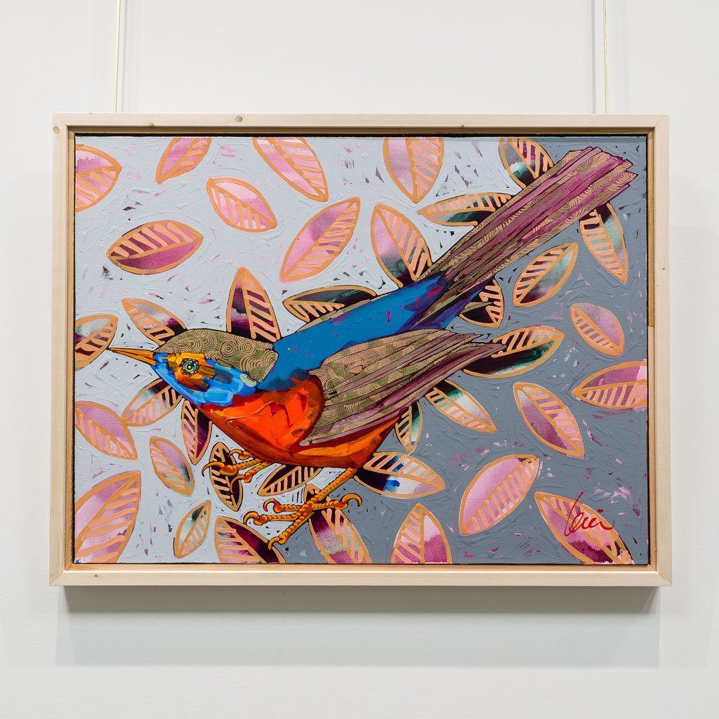 Grant Leier Always Ready to Fly | 26.5" x 34" Acrylic on Canvas